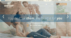 Desktop Screenshot of hhhunthomes.com